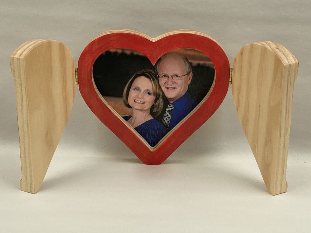heart frame project finished open